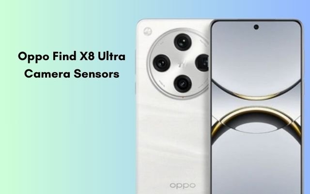 Oppo Find X8 Ultra Camera Sensors